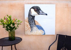 Emil Morhardt - Canada Goose #1, Original Painting For Sale at 1stDibs