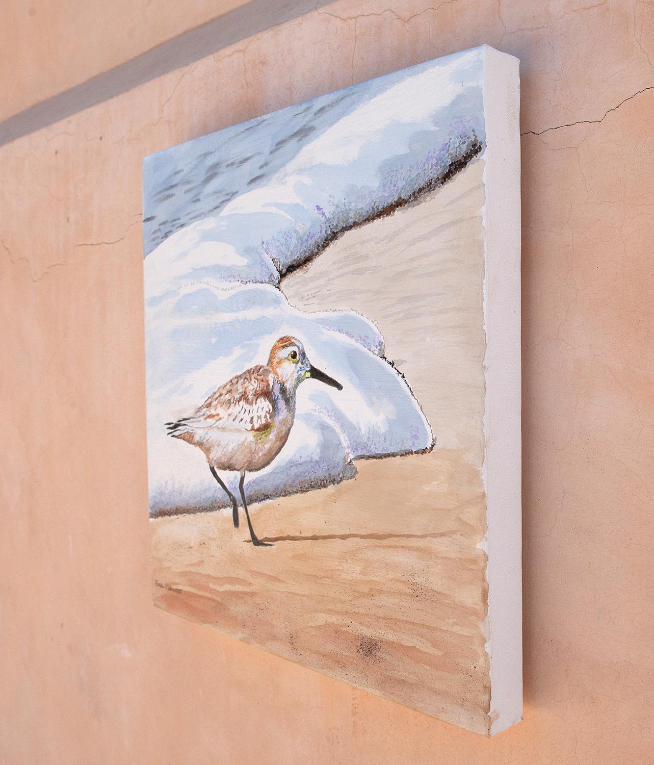 Sanderling n° 22, peinture d'origine - Painting de Emil Morhardt