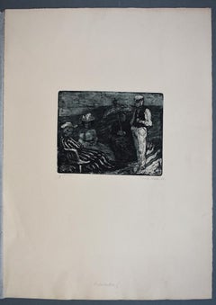 Conversation  Unterhaltung Expressionnisme allemand Scène romantique
