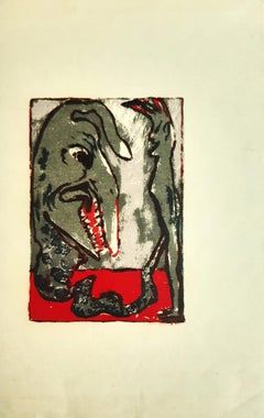 Monster – Lithographie von Emil Nolde – 1926