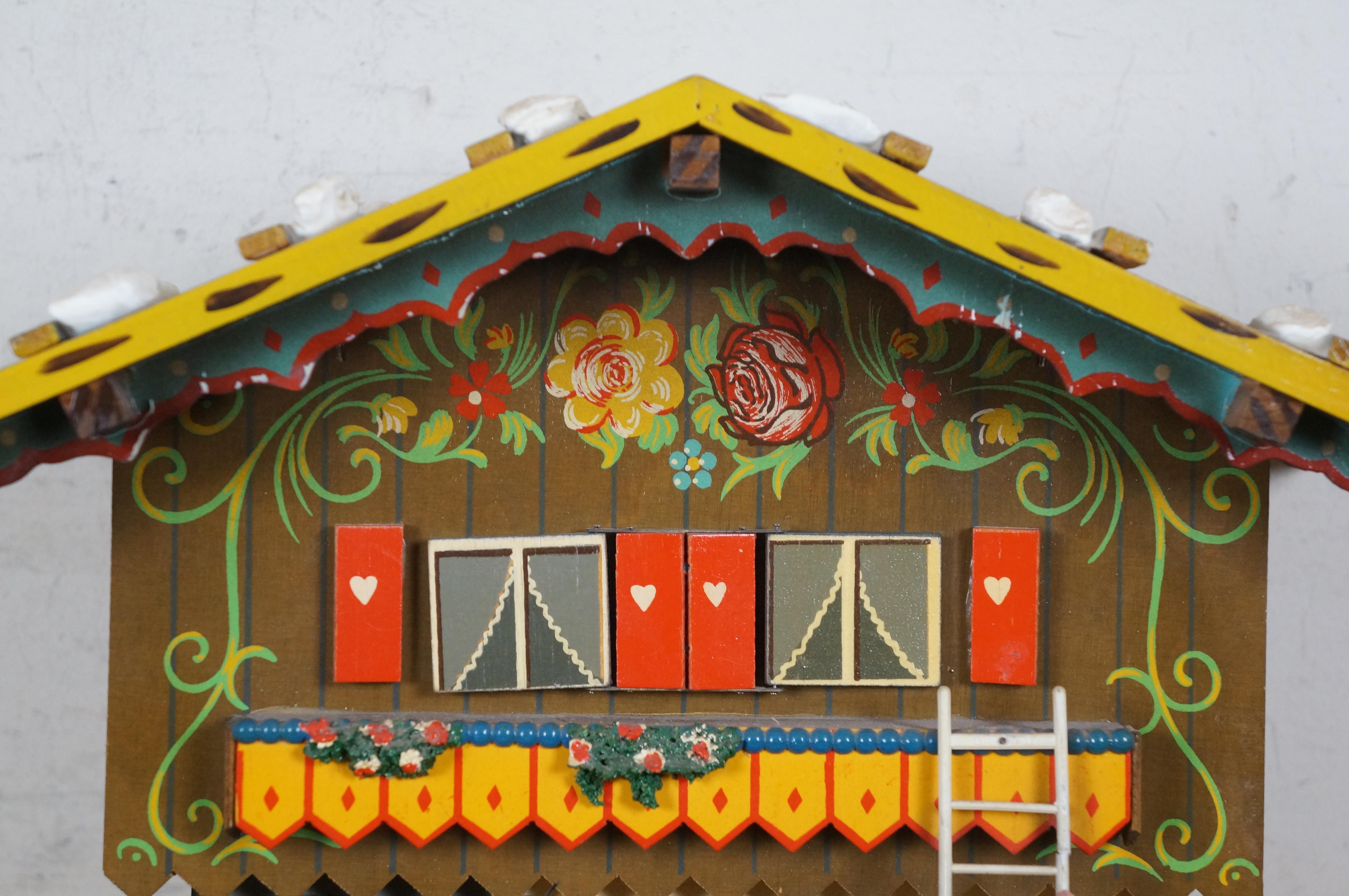 Emil Schmeckenbecher German 8 Day Farmers Daughter Musical Cuckoo Clock 8