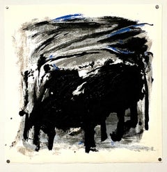 Emil Schumacher Limited Edition Serigraph Terraraph Print Abstract Art Informel