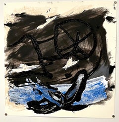 Emil Schumacher Limited Edition Serigraph Terraraph Print Abstract Art Informel