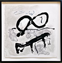 Emil Schumacher Original Terragraphie aus dem Buch Genesis 1998, Nr. 12 Deutsch