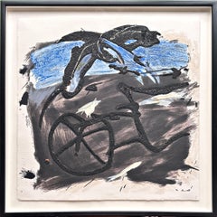 Emil Schumacher Original Terragraphie aus dem Buch Genesis 1998, Nr. 2 Deutsch