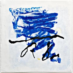 Emil Schumacher Original Terragraphie aus dem Buch Genesis 1998, Nr. 3 Deutsch