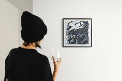 Emil Schumacher Original Terragraphie aus dem Buch Genesis 1998, Nr. 4 Deutsch