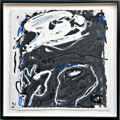 Emil Schumacher Original Terragraphie aus dem Buch Genesis 1998, Nr. 4 Deutsch