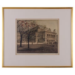 Emil Singer - Grabado de la Ópera de Viena