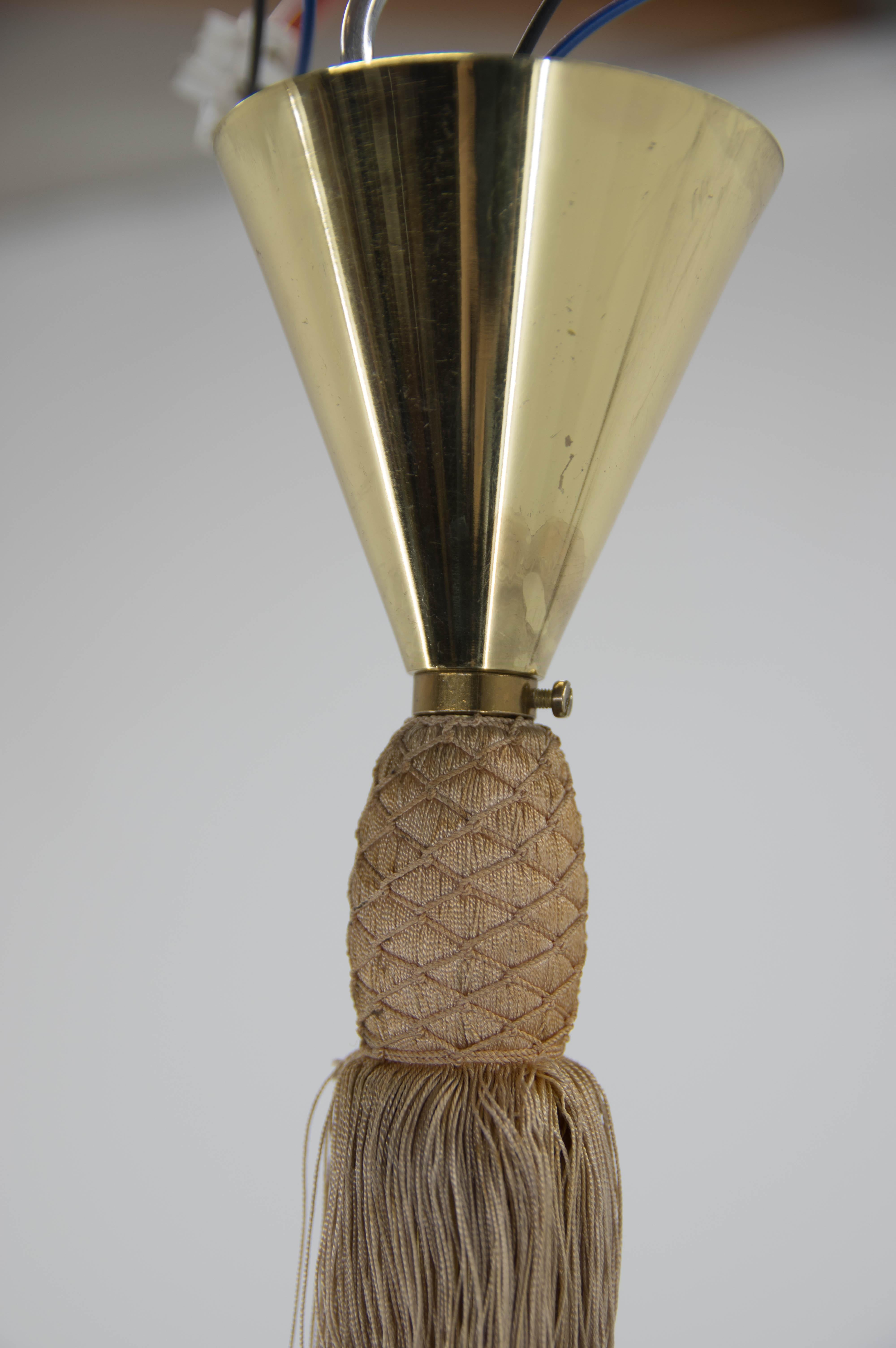 Lustre à 6 flammes Emil Stejnar, Autriche, années 1950 en vente 2