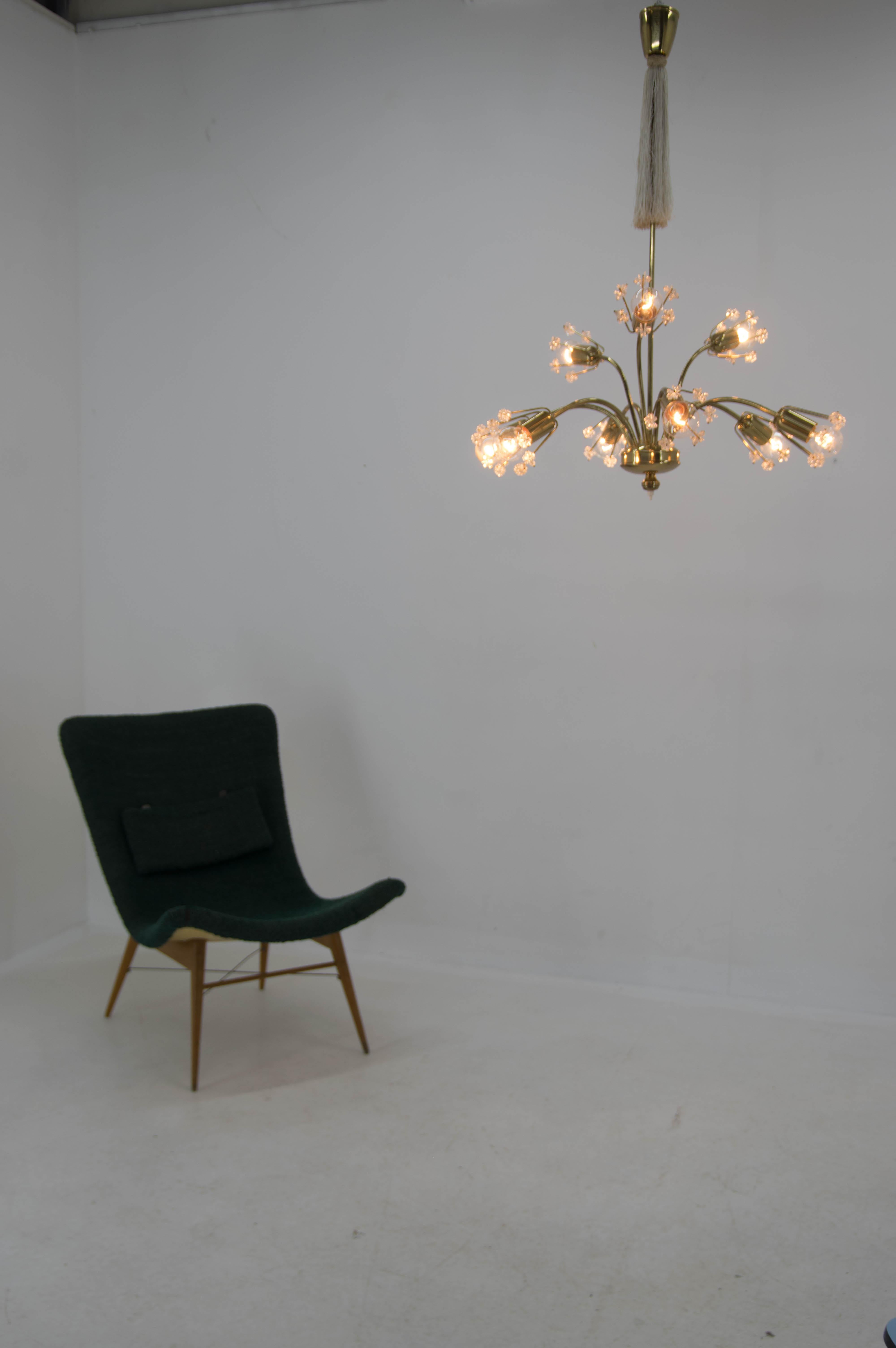Lampadario a 9 fiamme Emil Stejnar, Austria, anni '50 in vendita 5