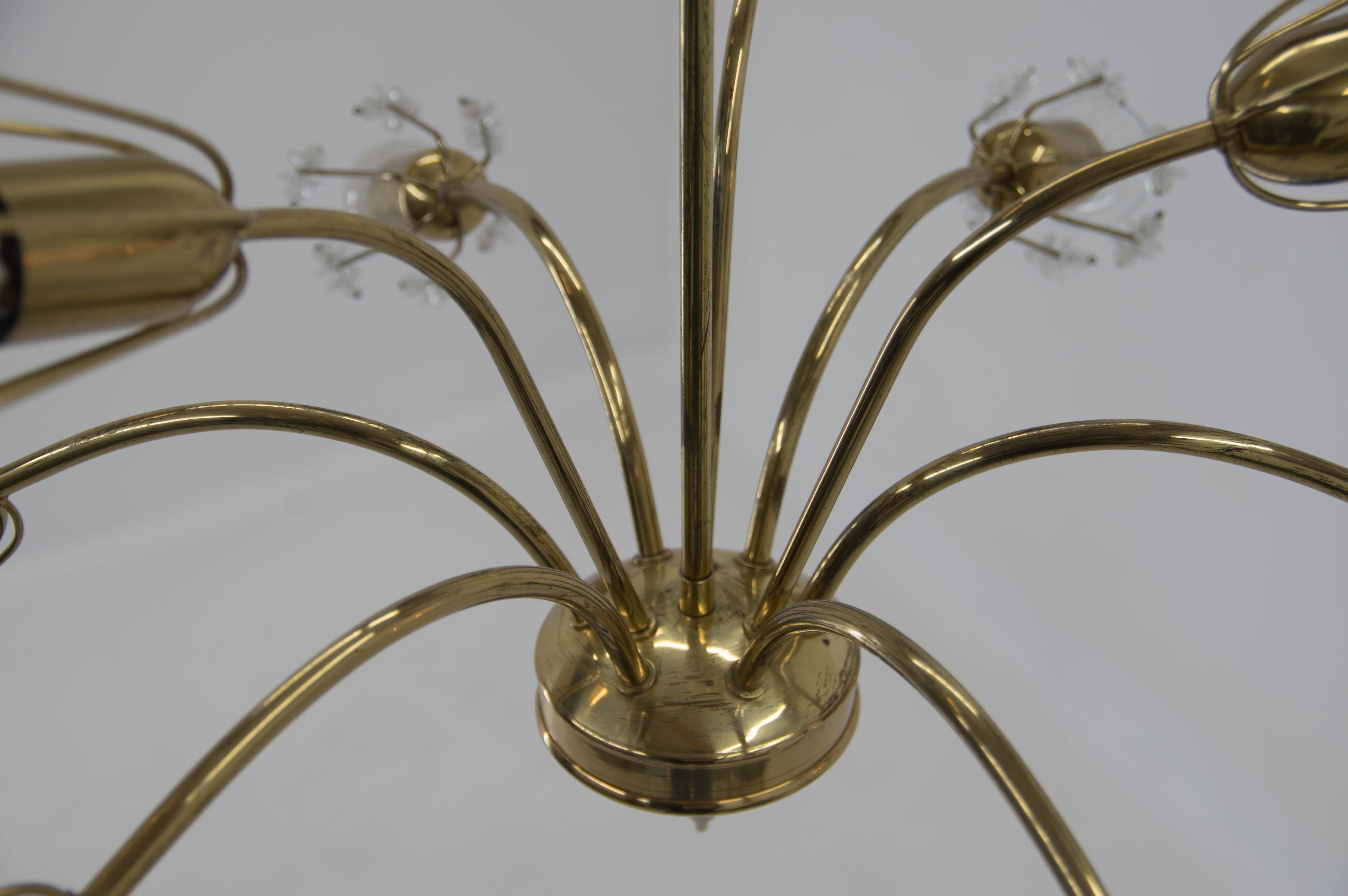 Lampadario a 9 fiamme Emil Stejnar, Austria, anni '50 in vendita 1