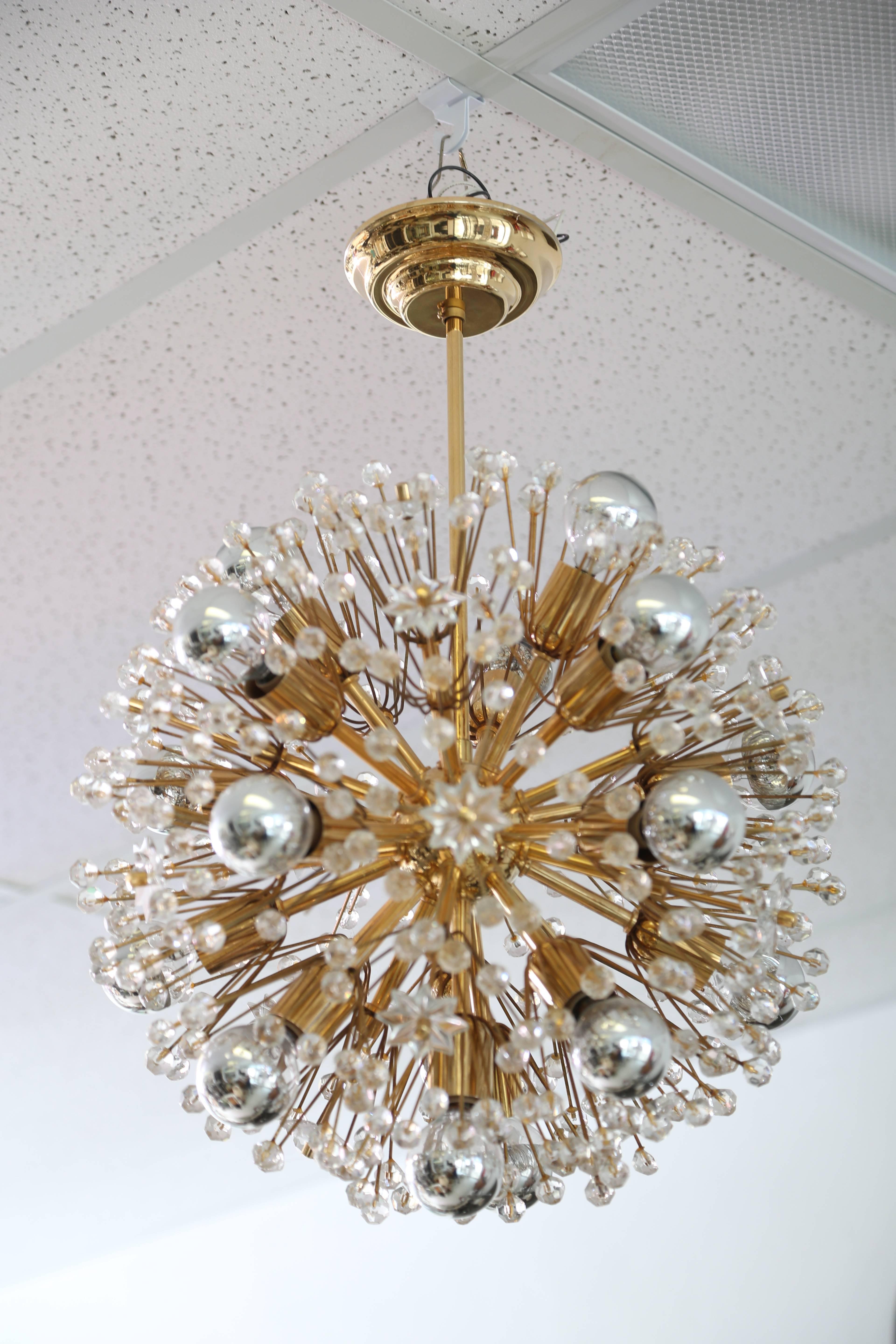 Emil Stejnar Austrian Crystal Chandelier 1