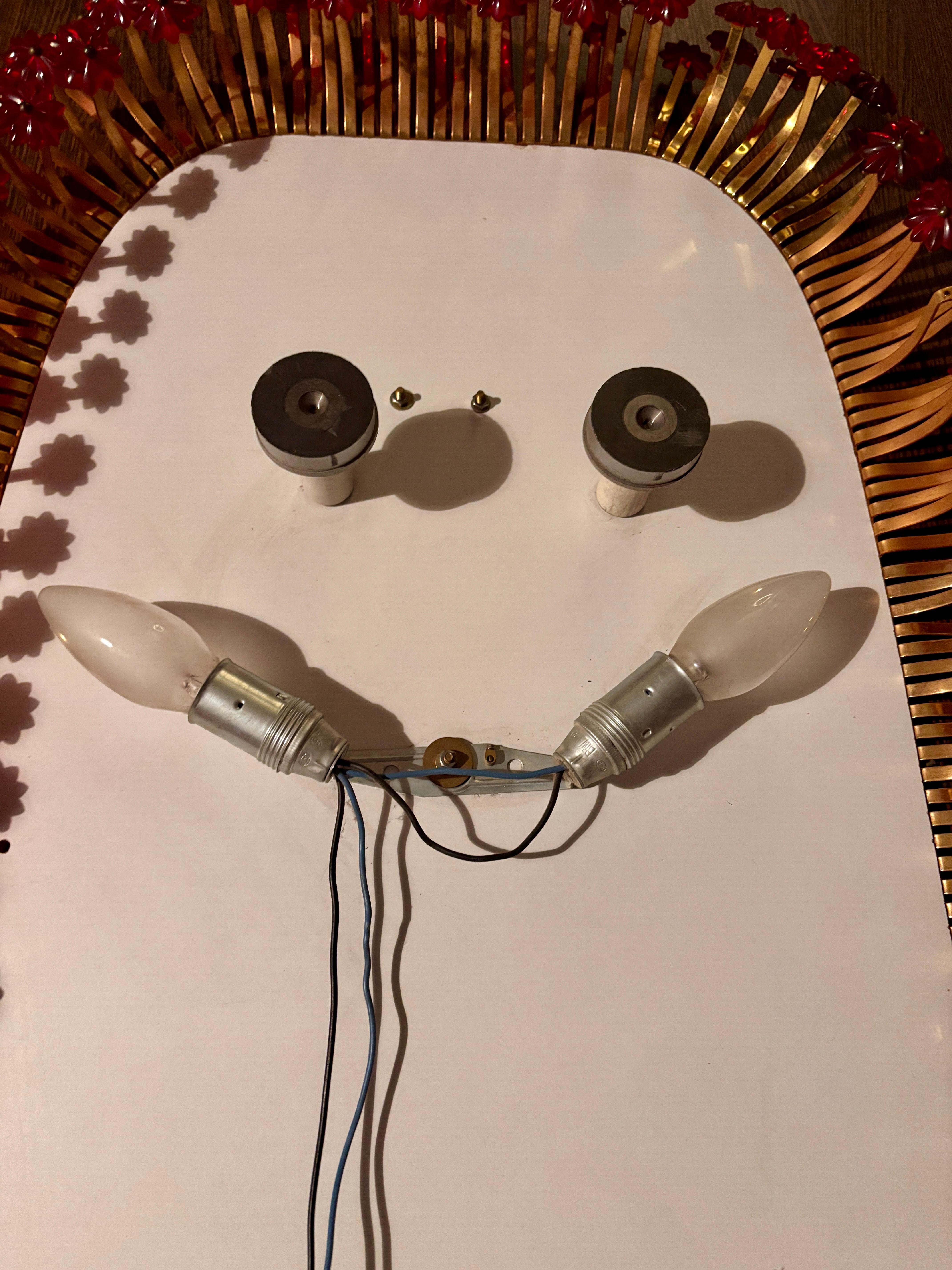 Specchio retroilluminato Emil Stejnar '50 in vendita 8