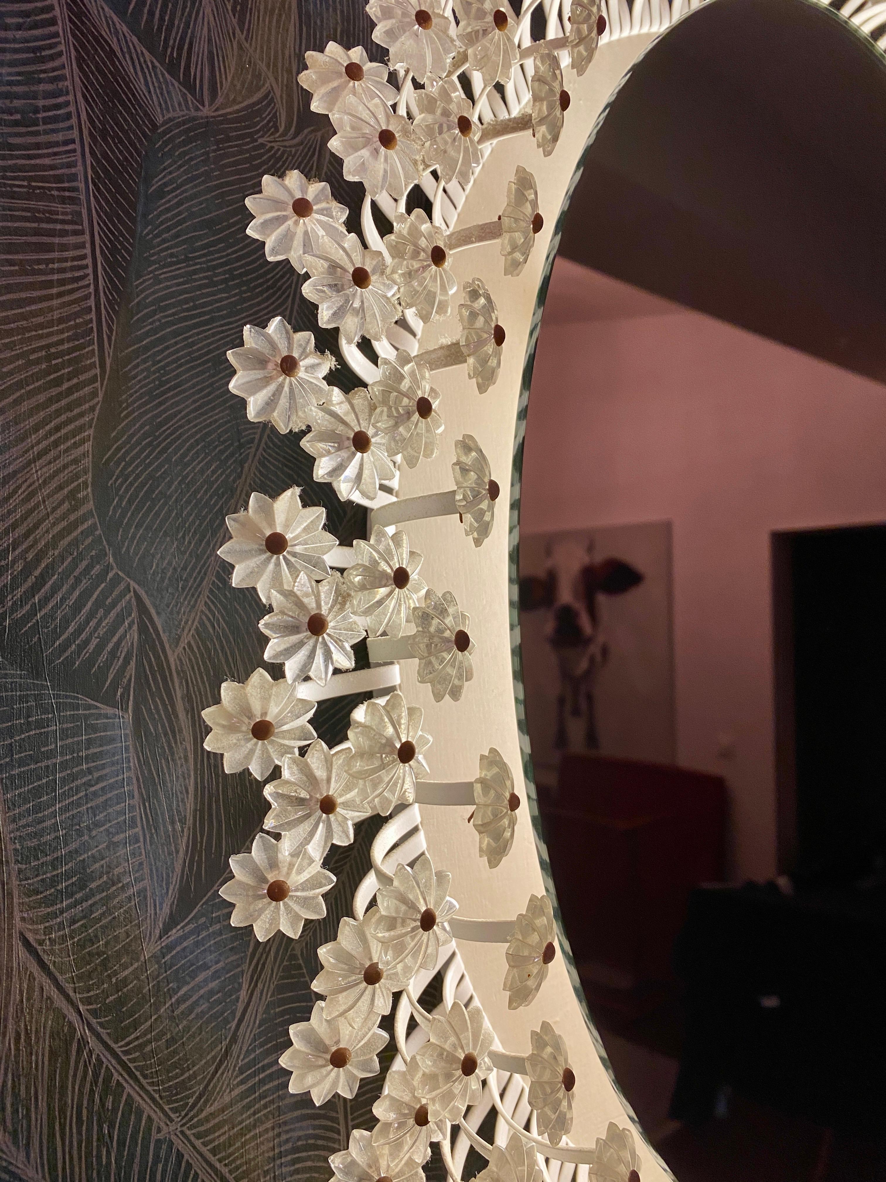 Mid-Century moderno Specchio retroilluminato Emil Stejnar '50 in vendita