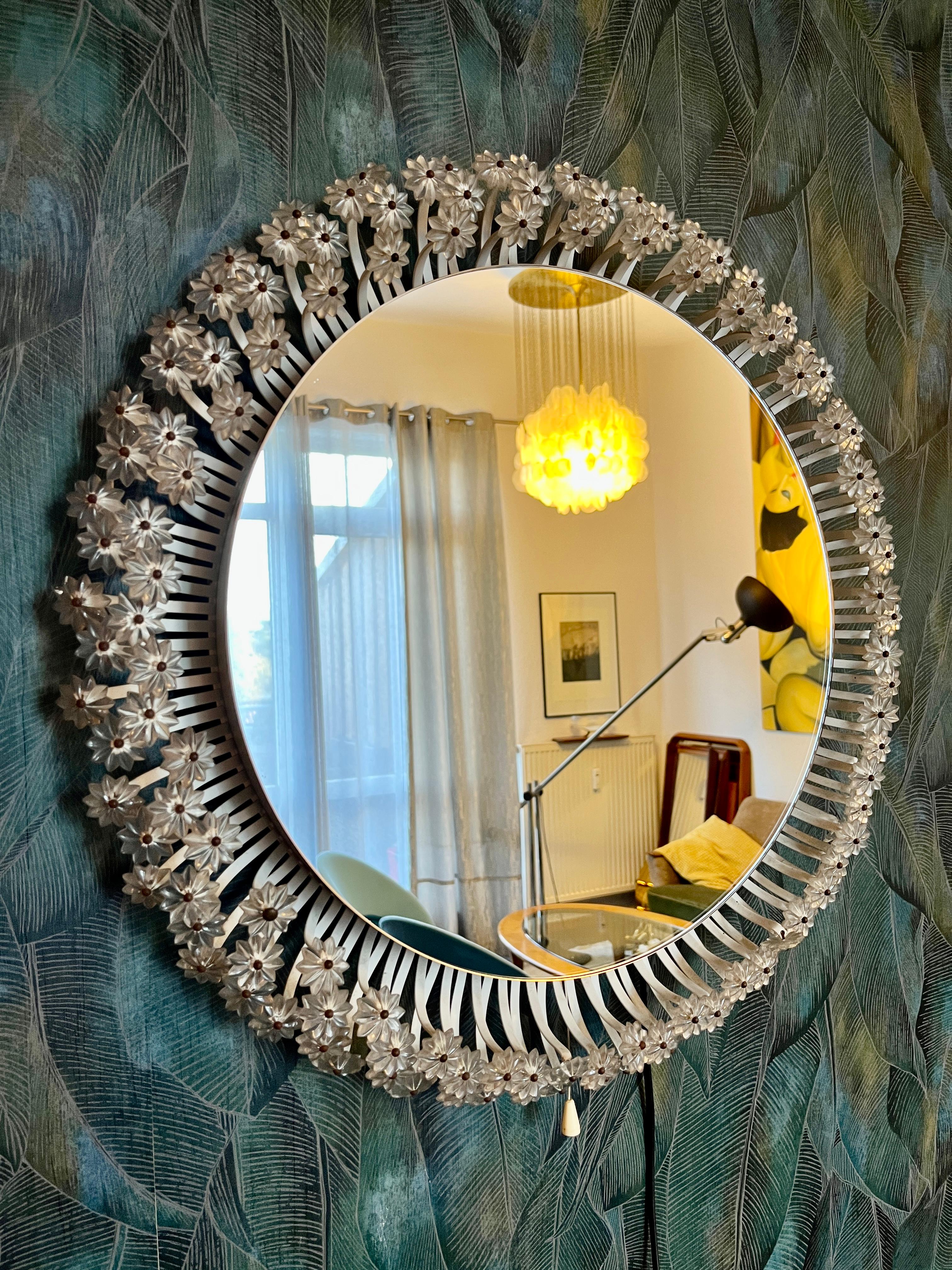 Mid-Century moderno Specchio retroilluminato Emil Stejnar '50 in vendita