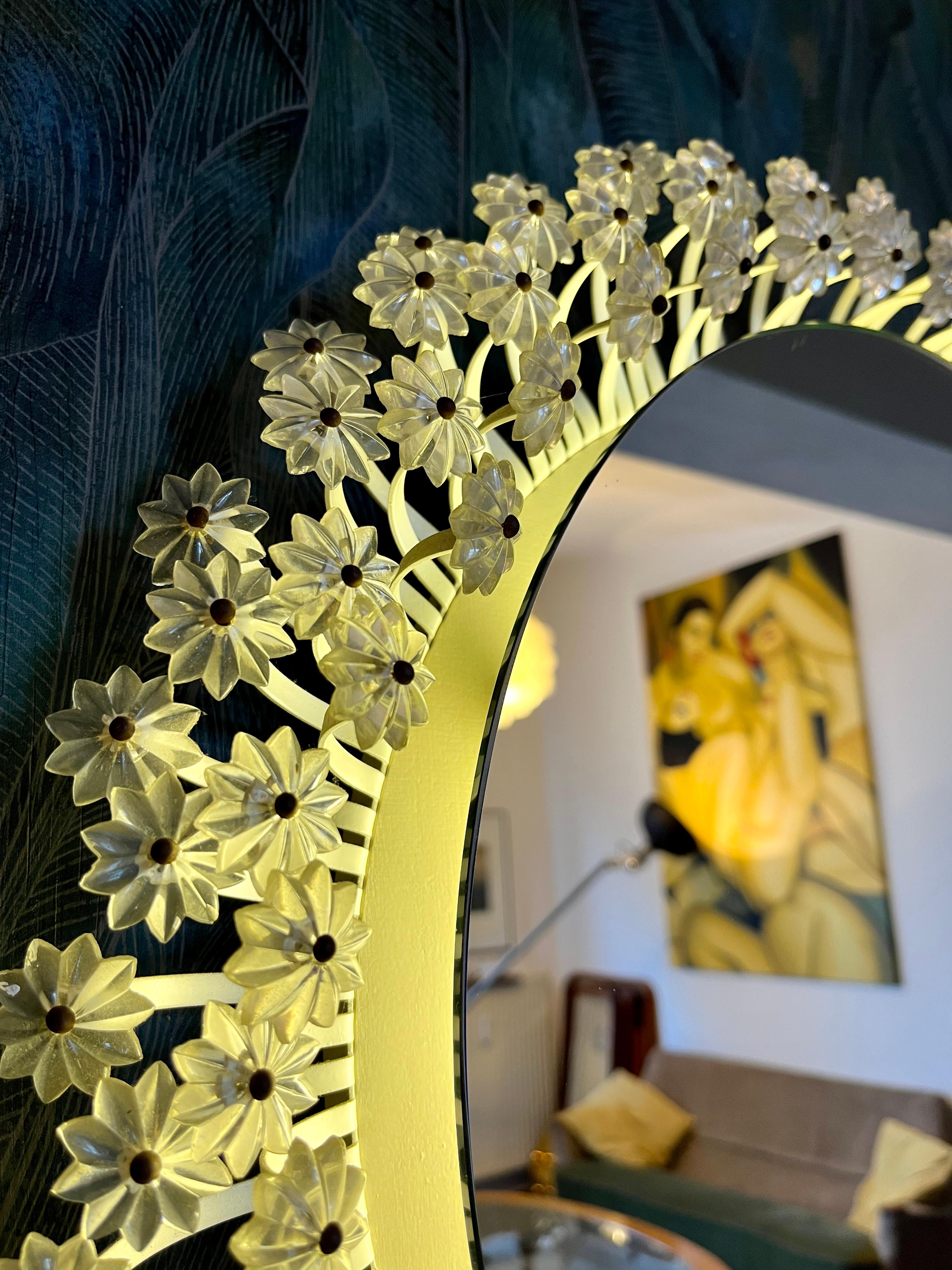 Tedesco Specchio retroilluminato Emil Stejnar '50 in vendita