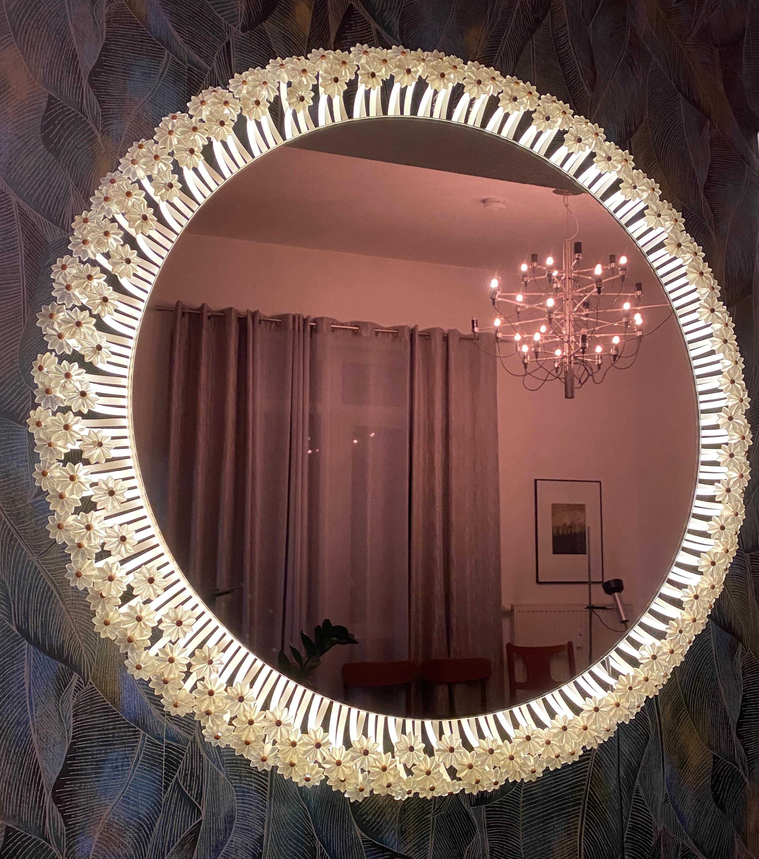 Emil Stejnar Backlight Mirror '50 In Good Condition For Sale In Hannover, DE