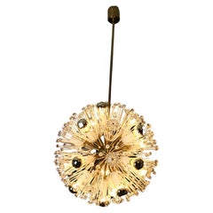 Emil Stejnar Dandelion Chandelier, 45 cm Sputnik Snowball Chandelier for Nikoll