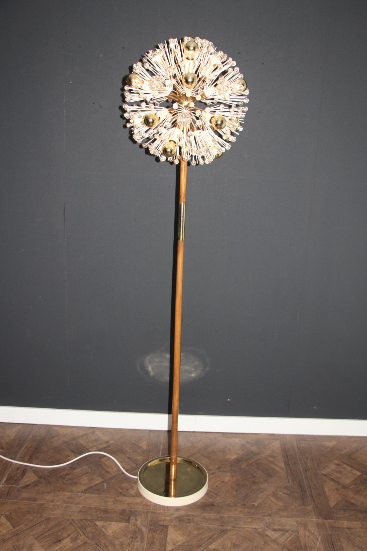 Emil Stejnar Dandelion Floor Lamp, Sputnik Snowball Floor Lamp for Nikoll For Sale 4