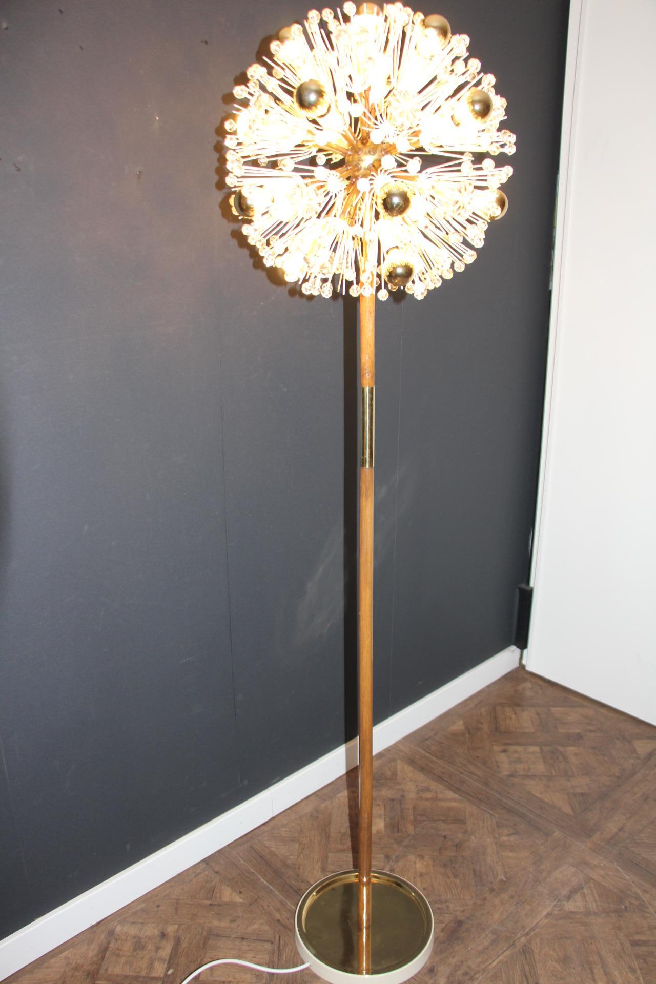 Emil Stejnar Dandelion-Stehlampe, Sputnik-Schneeflocken-Stehlampe für Nikoll im Angebot 7