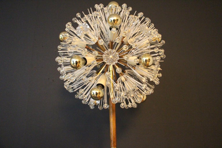 Emil Stejnar Dandelion Floor Lamp, Sputnik Snowball Floor Lamp for