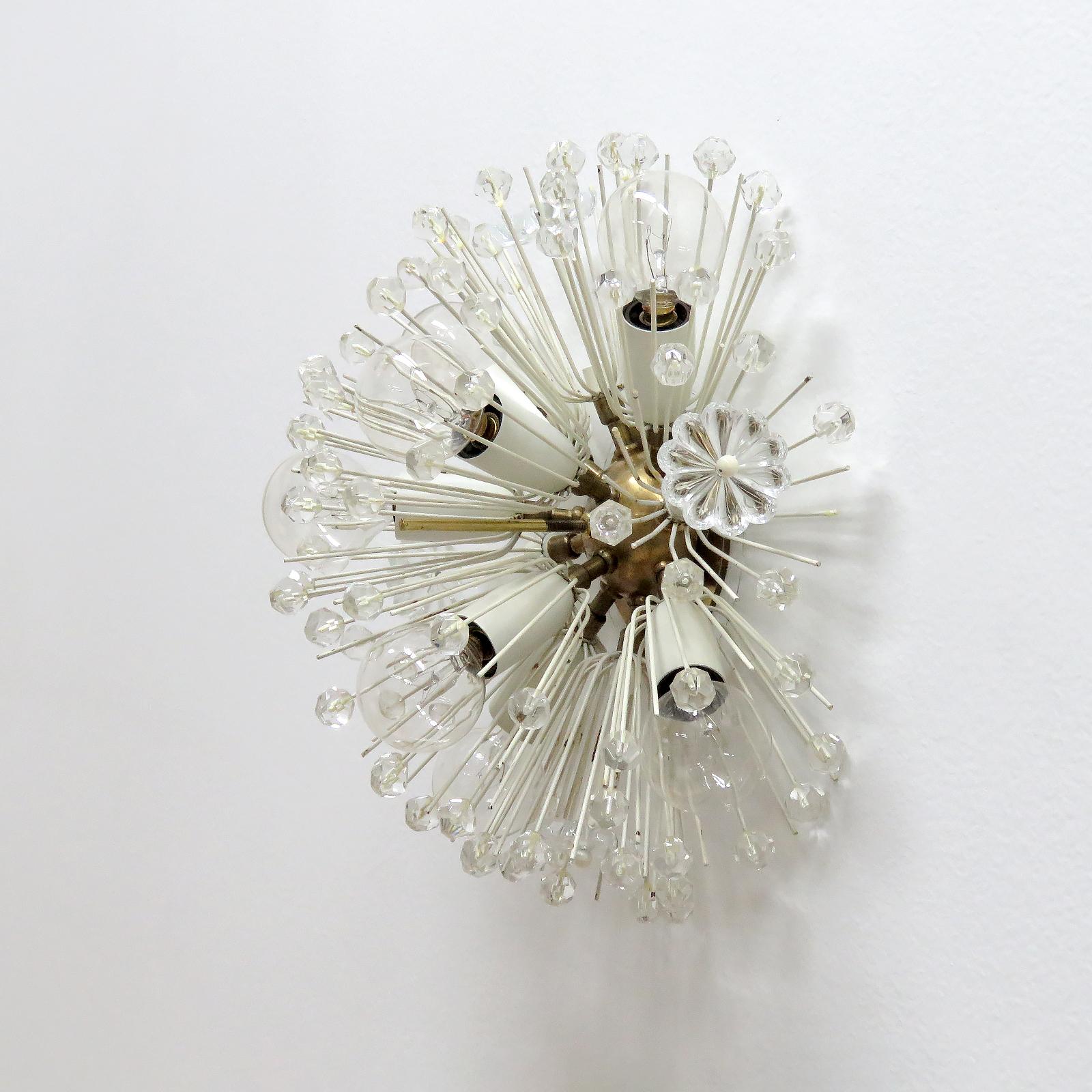 Mid-Century Modern Emil Stejnar Flush Mount Light, 1950 For Sale