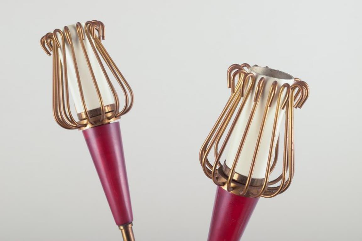 Emil Stejnar for Rupert Nikoll. A pair of Art Deco wall lamps For Sale 2