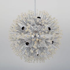 Emil Stejnar for Rupert Nikoll, Austria. Dandelion Sputnik chandelier, 1955