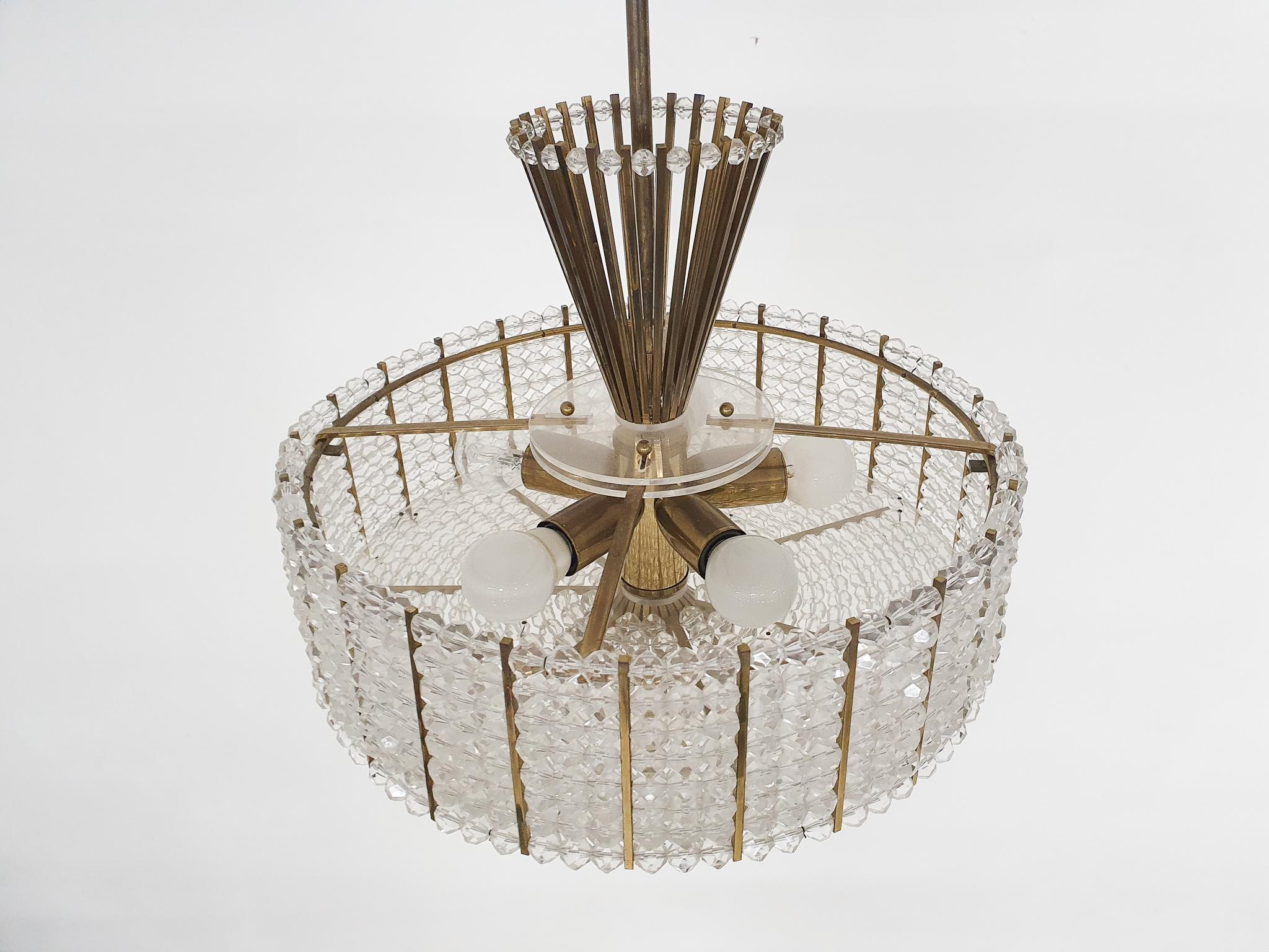 Emil Stejnar for Rupert Nikoll, Small Chandelier, Austria, 1960's 1