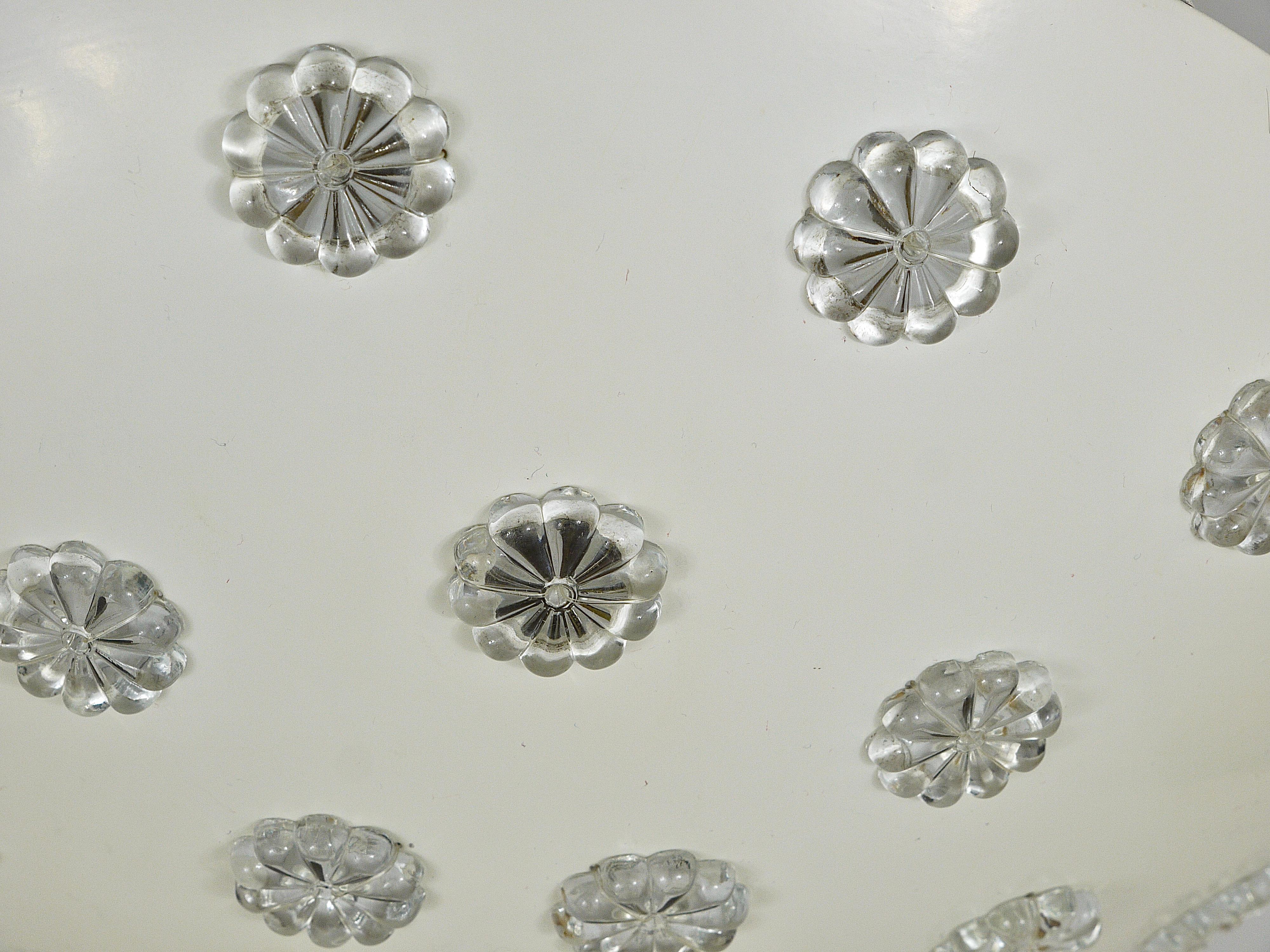 Emil Stejnar Midcentury Bowl Pendant Lamp, Flush Mount, Rupert Nikoll, Austria 12