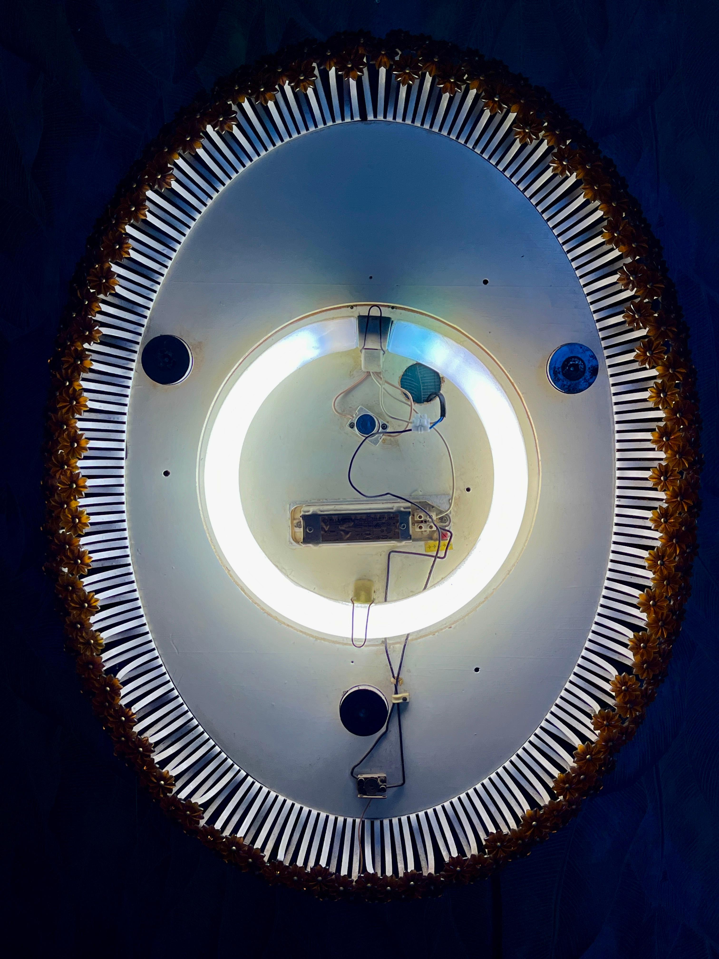 Emil Stejnar miroir ovale à arrière-plan '50 en vente 3