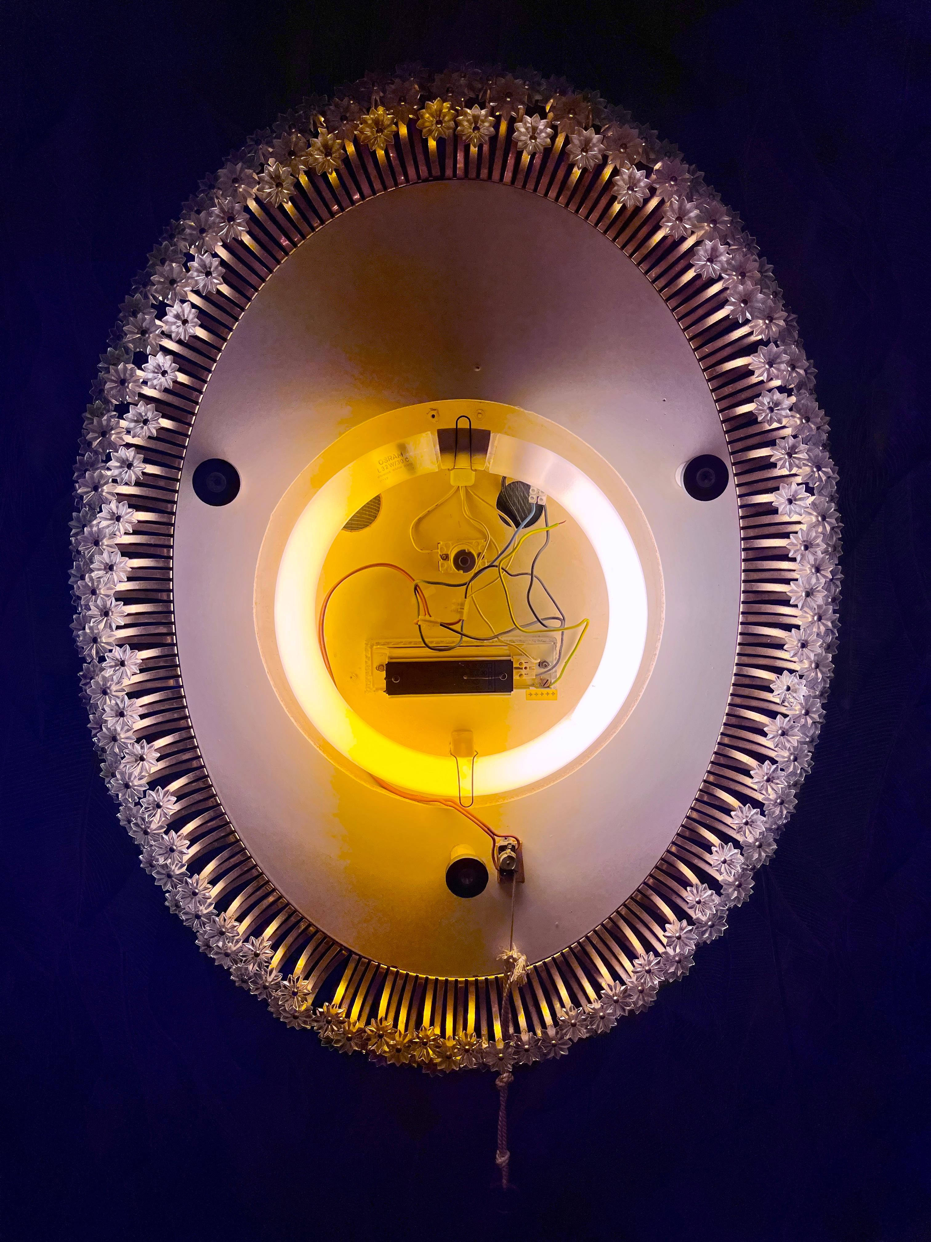 Emil Stejnar miroir ovale à arrière-plan '50 en vente 3