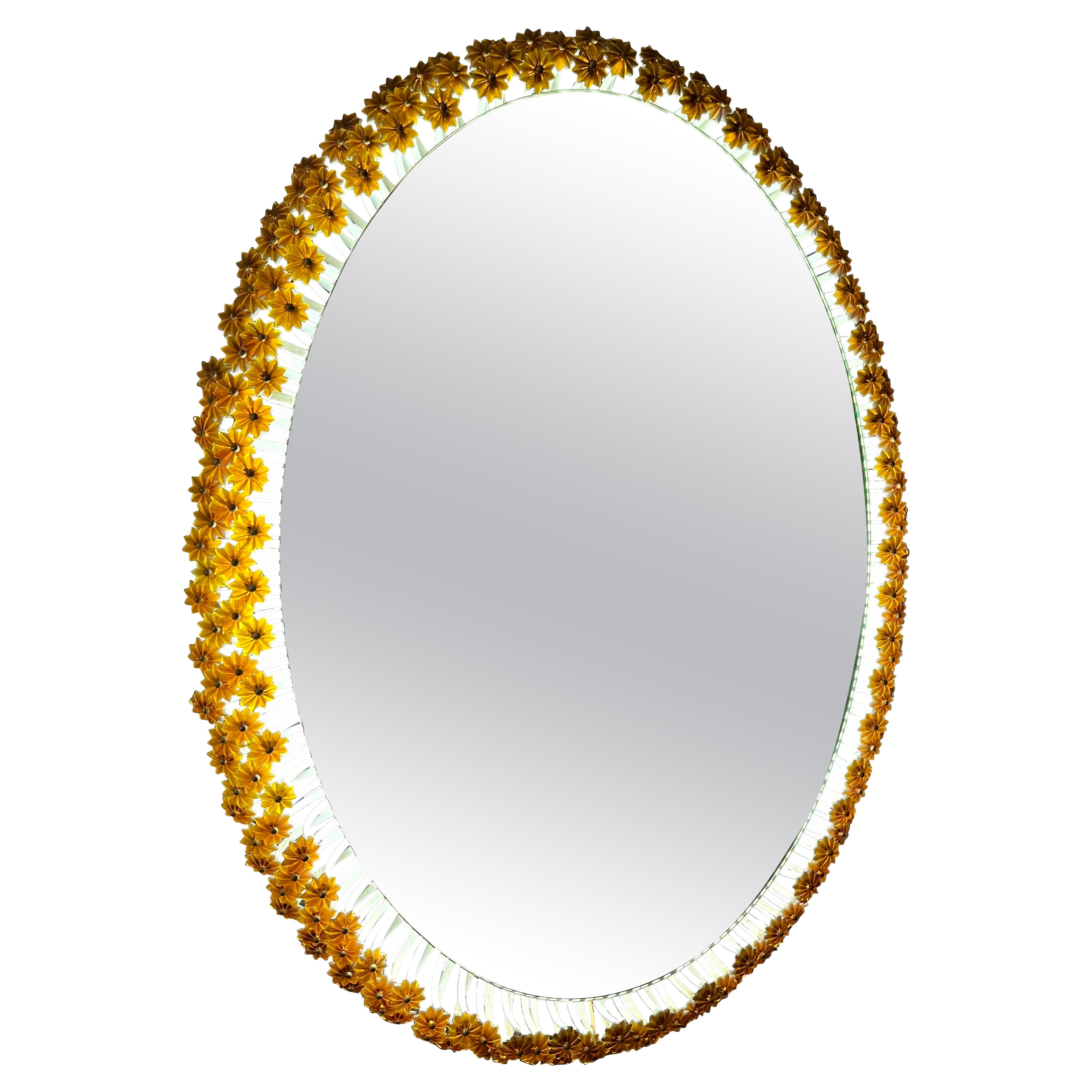 Emil Stejnar Oval Backlight Mirror '50