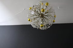 Emil Stejnar Snowflake Chandelier, Sputnik Snowball Chandelier for Nikoll 50 cm