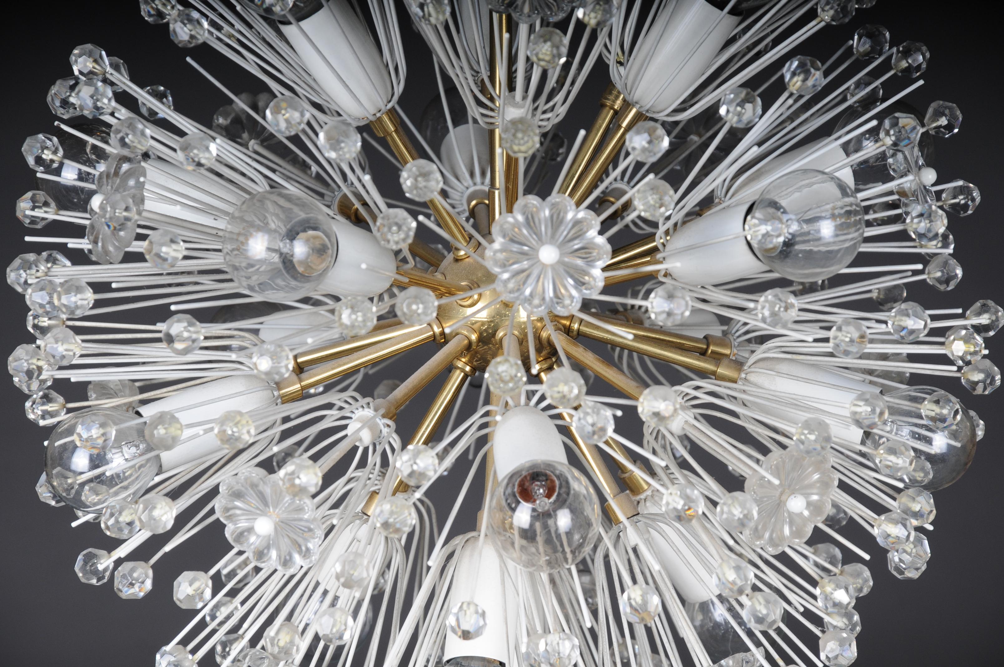 Mid-20th Century Emil Stejnar Vintage Chandelier / Lamp Snowball 50s / 60s, Medium For Sale