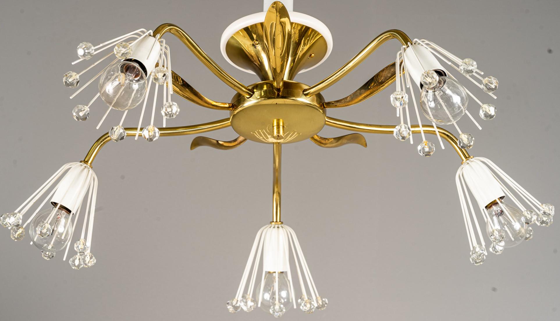 Emil steynar for Rupert Nikoll chandelier vienna around 1950s
Original condition.