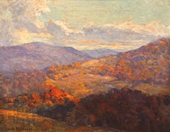 “Autumn in the Hills” by Emile A. Gruppe – Vermont Landscape Impressionism