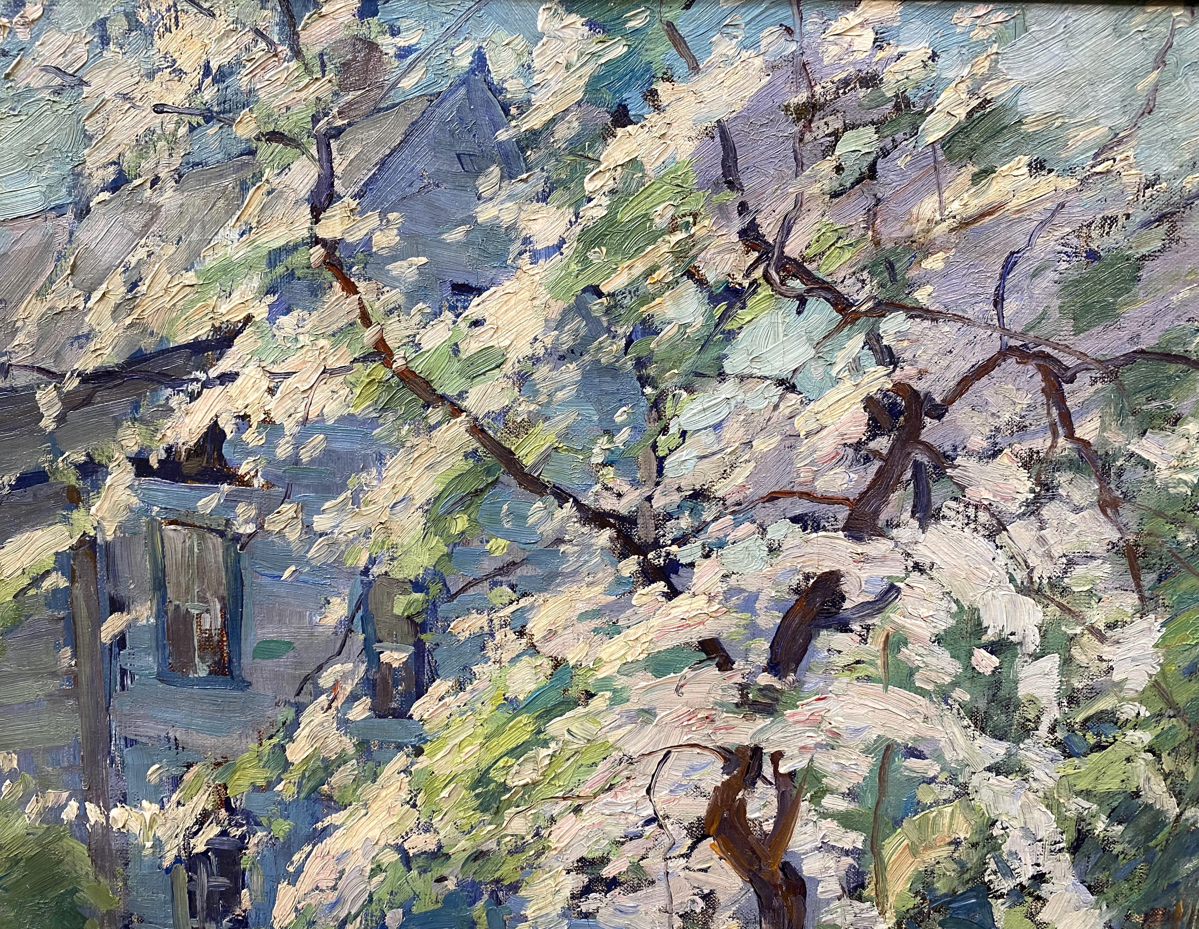 Fiori - Painting Impressionismo americano di Emile Albert Gruppe