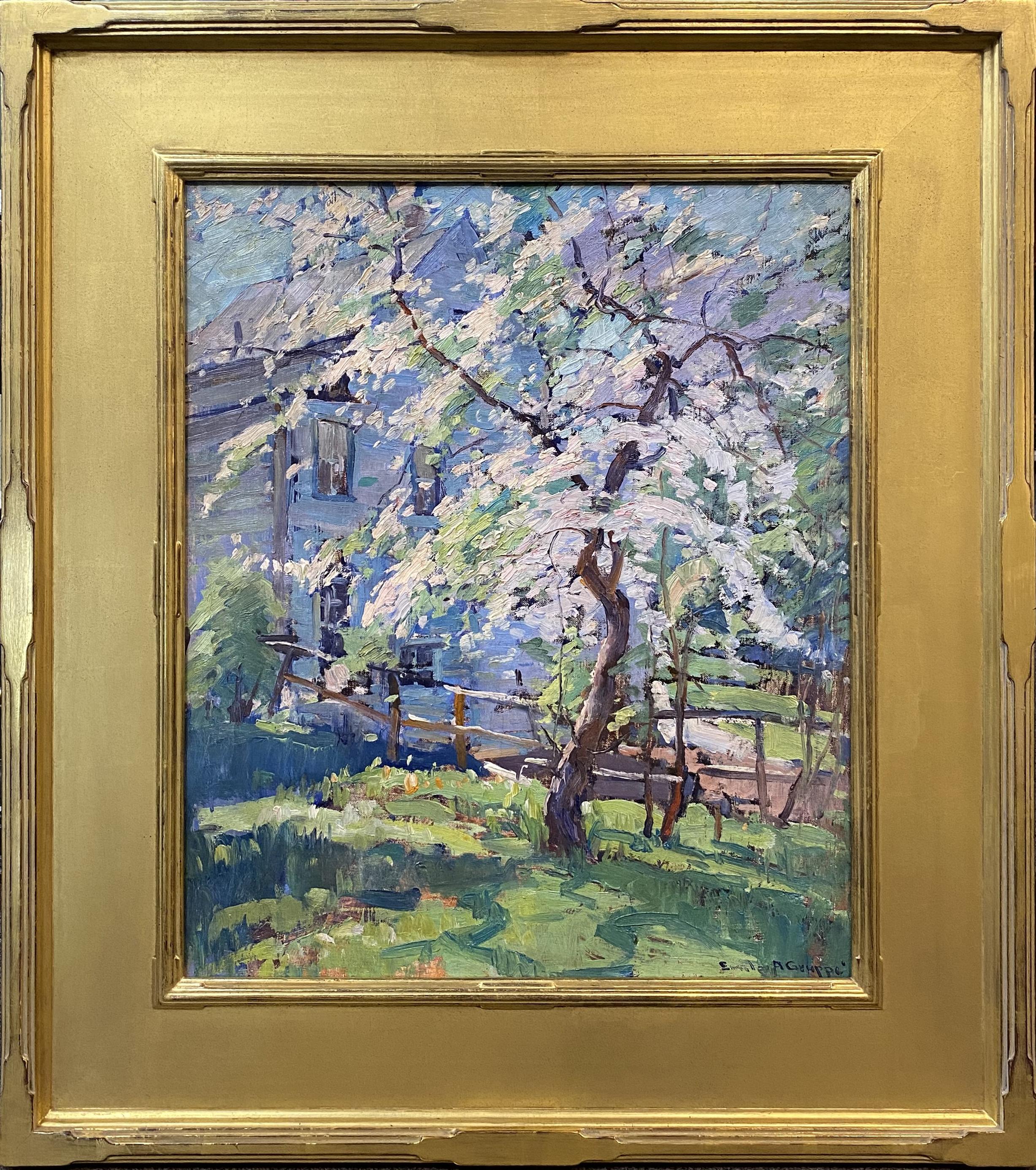 Landscape Painting di Emile Albert Gruppe - Fiori