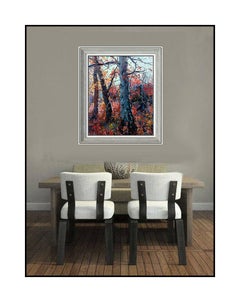 Emile A. Gruppe Oil Painting On Canvas Large New England Tree Landscape Signed