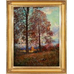 Emile Albert Gruppe Important Fall Landscape 40x30
