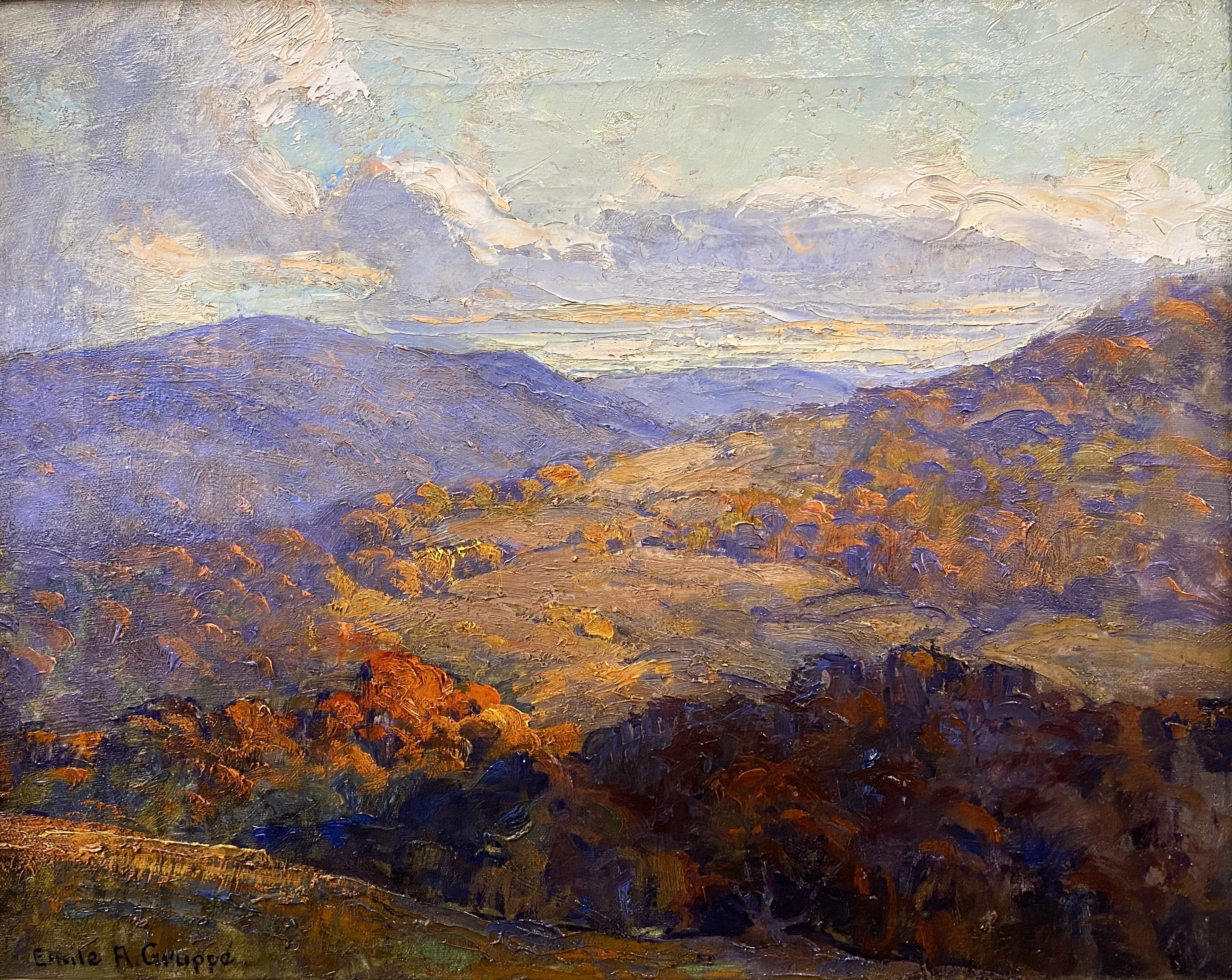 Herbstberg – Painting von Emile Albert Gruppe