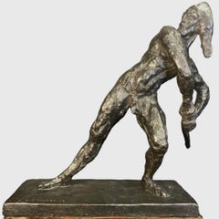 Emile Antoine Bourdelle “Arlequin” Bronze Sculpture Valsuani Foundry