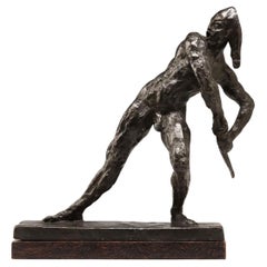 Emile Antoine Bourdelle Arlequin Sculpture en bronze Foundry Valsuani Foundry