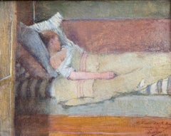 Emile Auguste Wery (1868-1935) - In Bed, 1889 - Dedicated To Emile Bernard