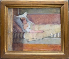 Emile Auguste Wery (1868-1935) - In Bed, 1889 - Dedicated To Emile Bernard