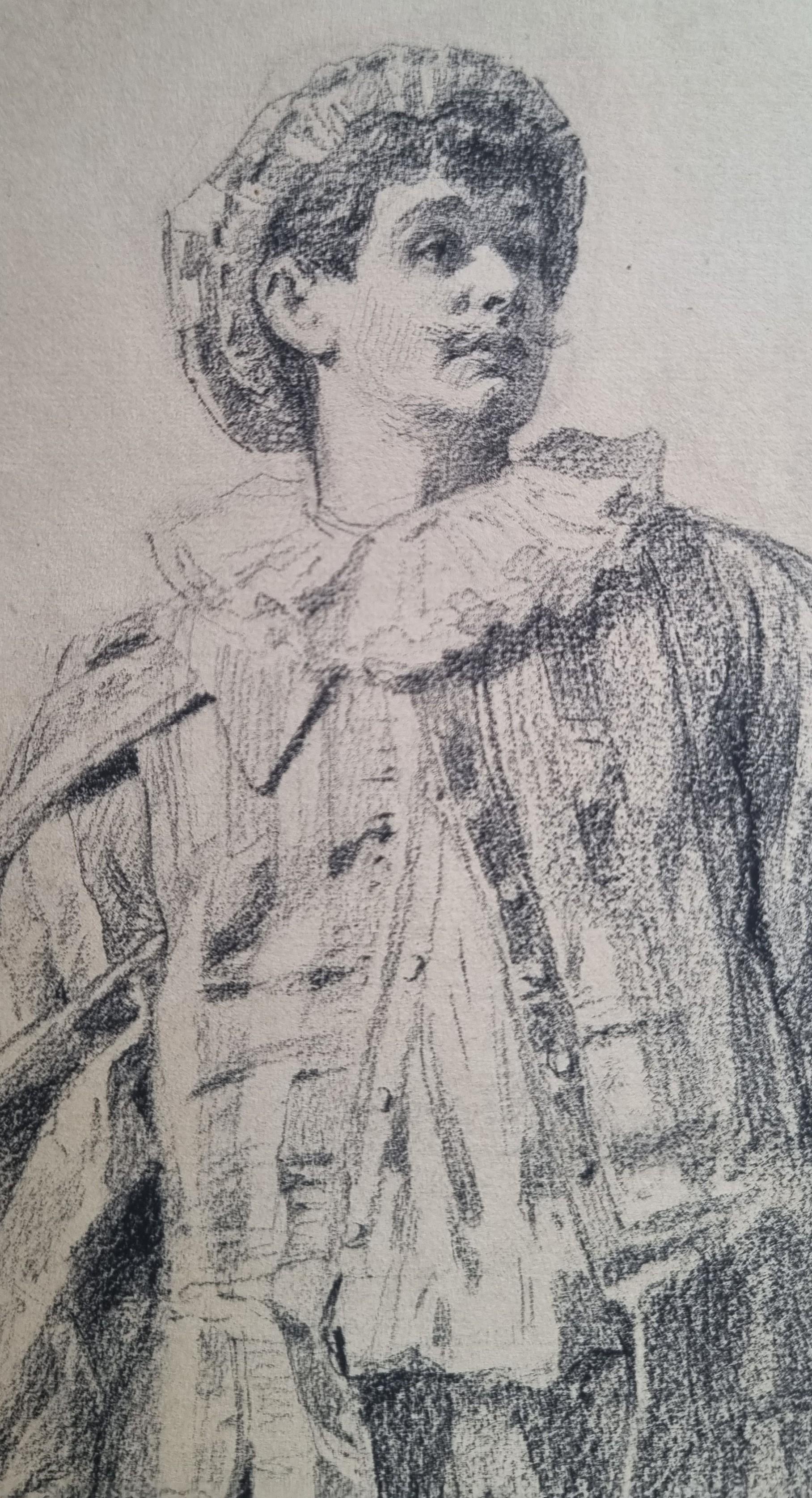 Emile BAYARD
La Ferté-sous-Jouarre, 1837 – Cairo, 1891
Portrait of the young Charles Baret in 1879
Black chalk drawing
34 x 28 cm (43 x 36 cm with frame)
Signed and dated lower left 