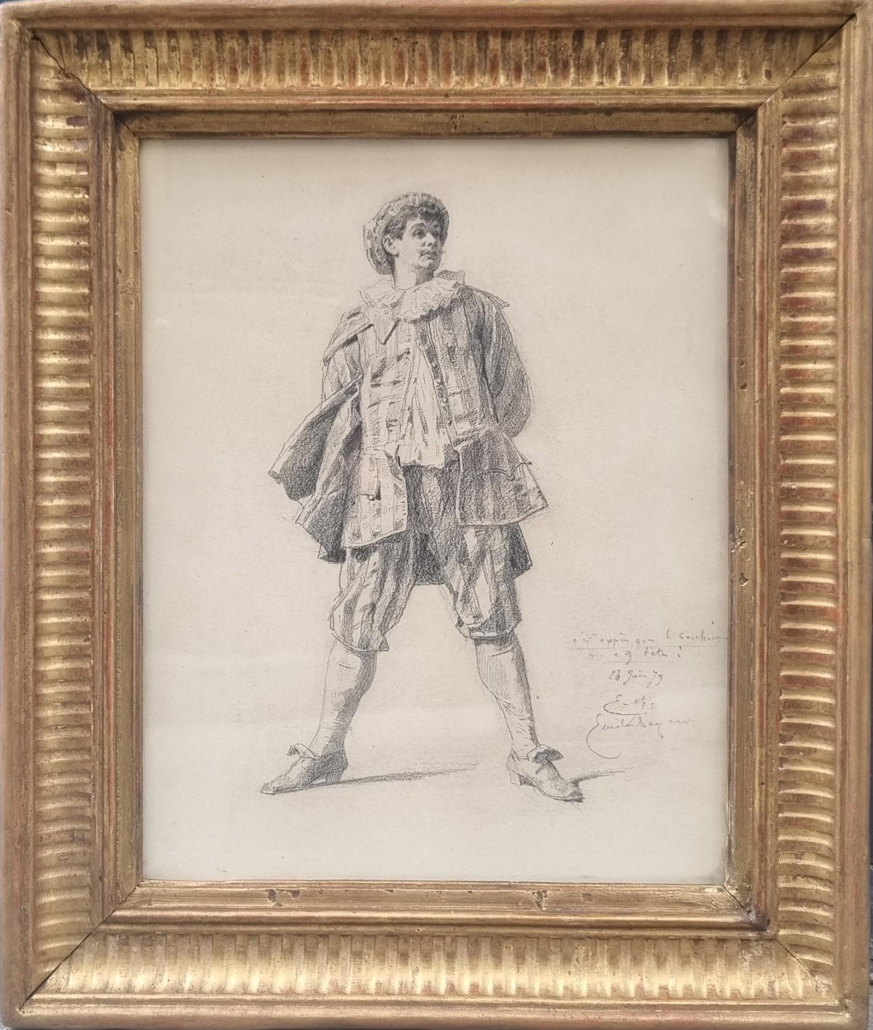 French Drawing Portrait For Sale 2