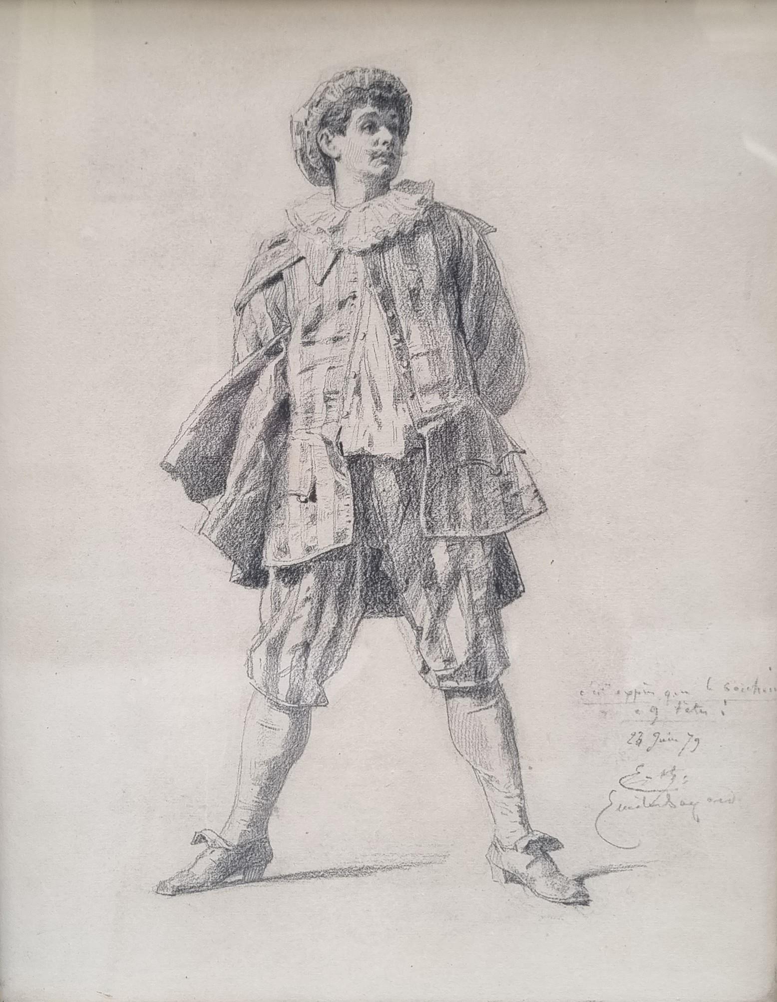 French Drawing Portrait For Sale 3